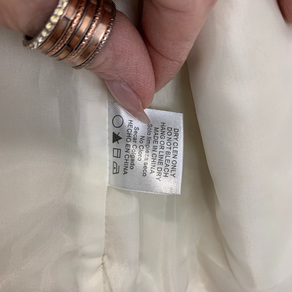 Ontwelfth Faux Fur Vest Cream Size small - Picture 6 of 11